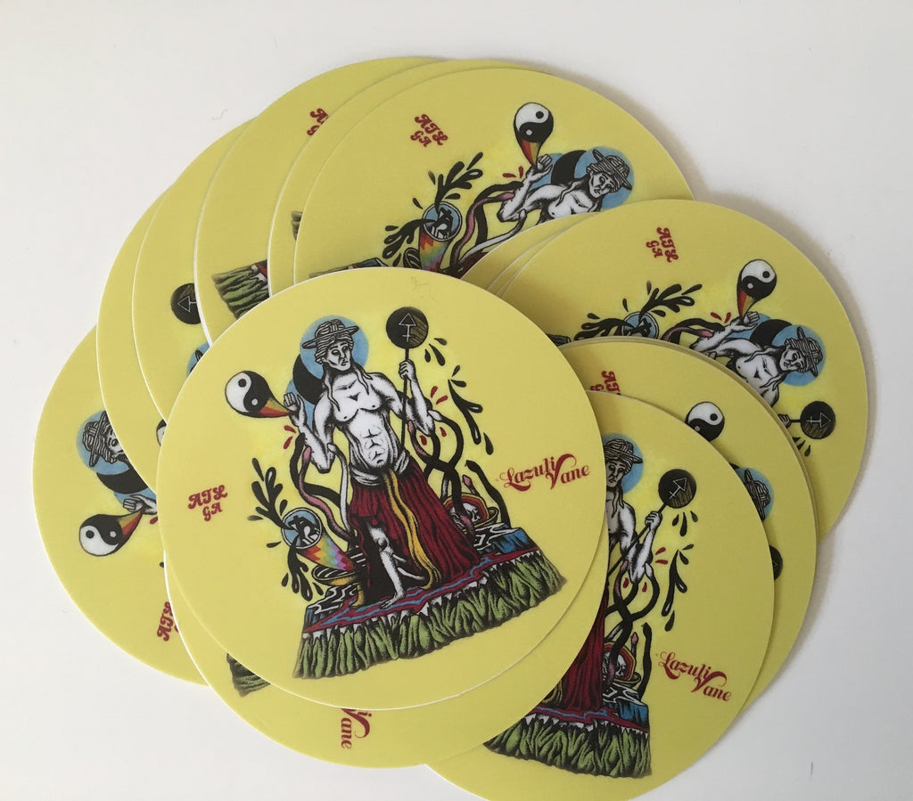 Lazuli Vane Snakes Sticker